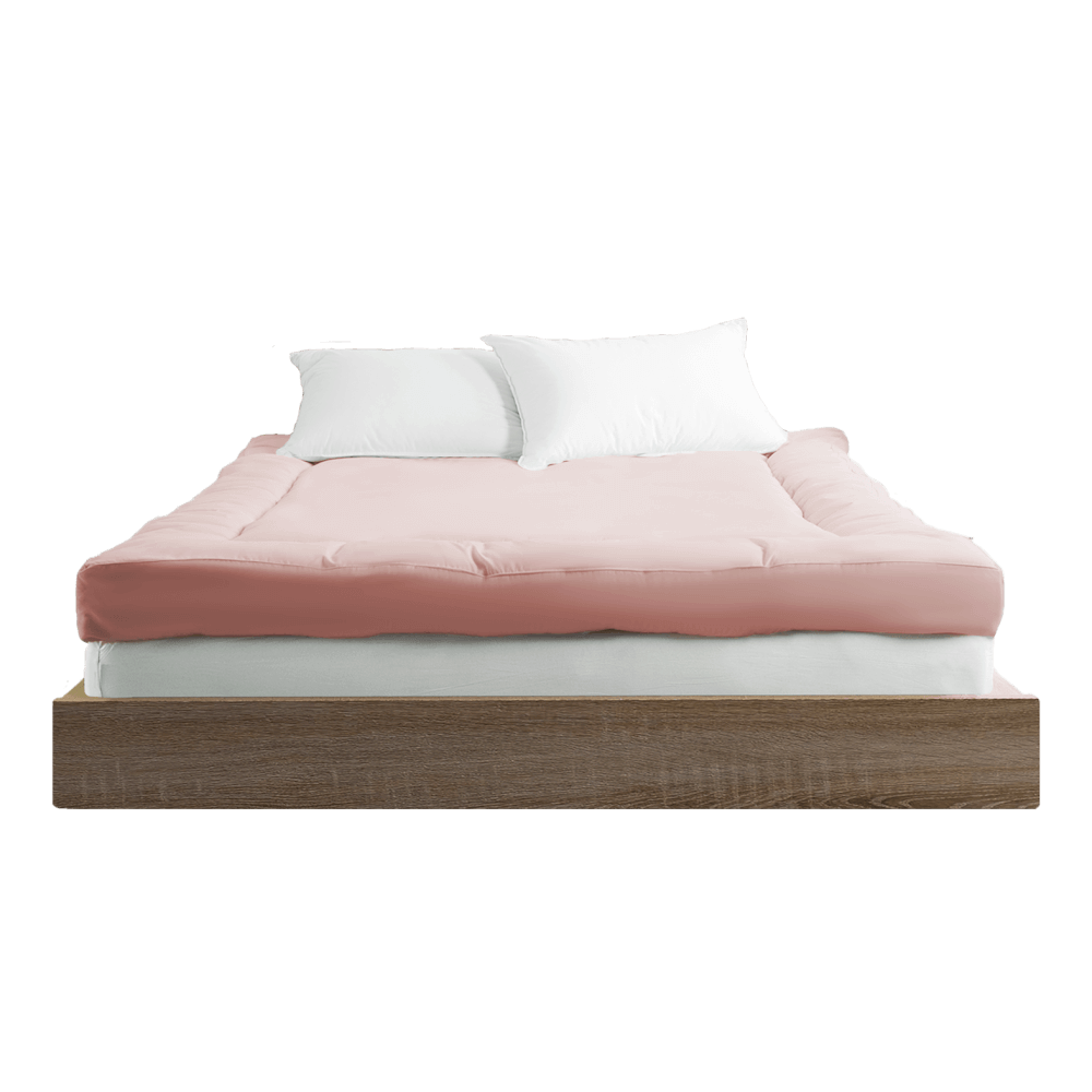 แผ่นรองนอน 6 ฟุต IBED รุ่นนุ่มแน่น (ลายเรียบ) หนา 4 นิ้ว PEACH